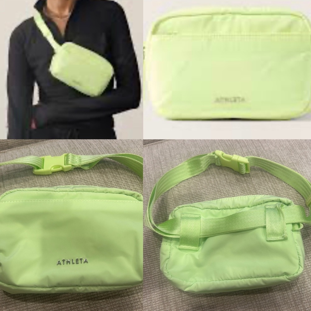 Athleta Lime Green Crossbody Bag